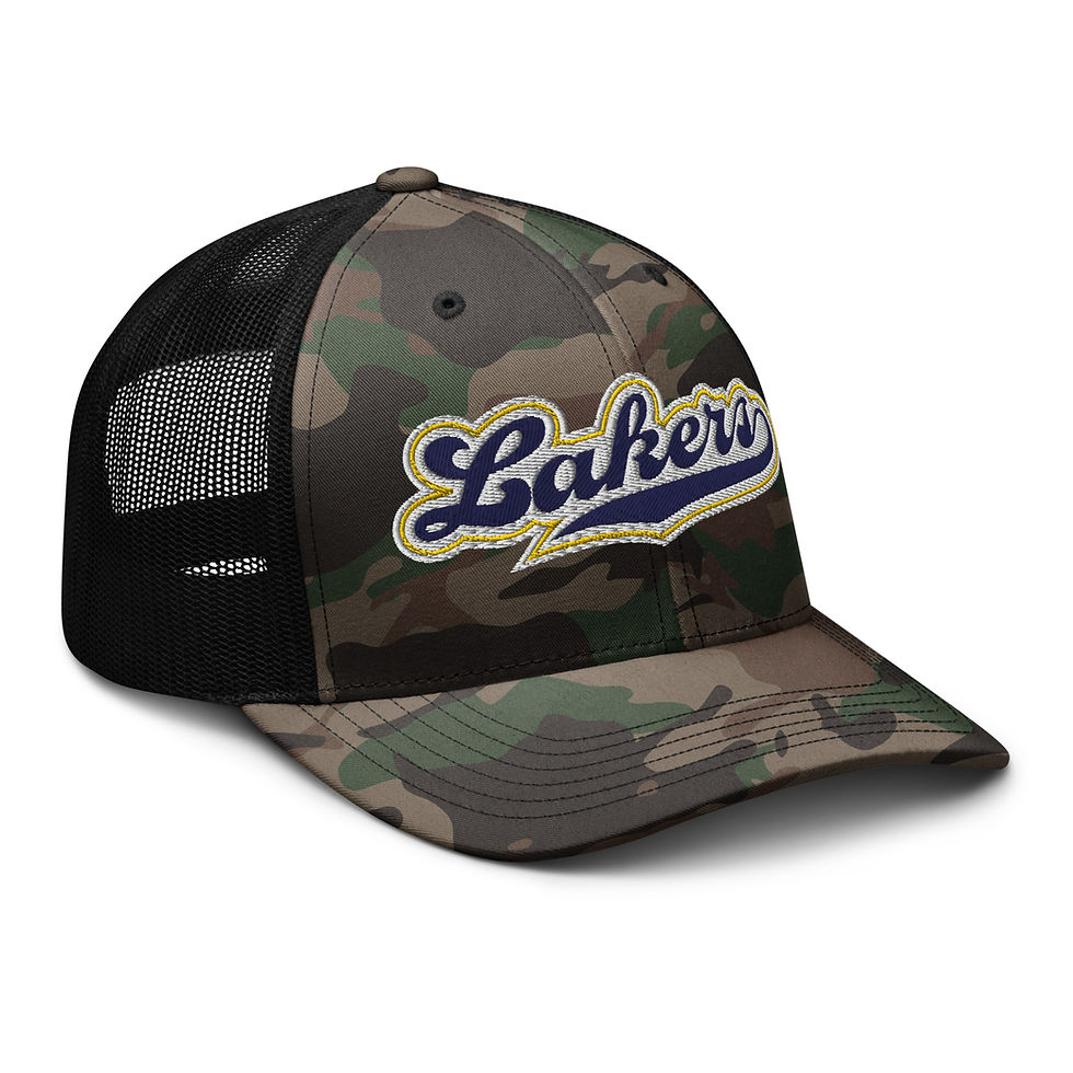 Thumbnail: Lakers Swag | Camouflage trucker hat | Otto Cap