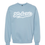 Thumbnail: Distressed Swag Stone Blue Crewneck Sweatshirt