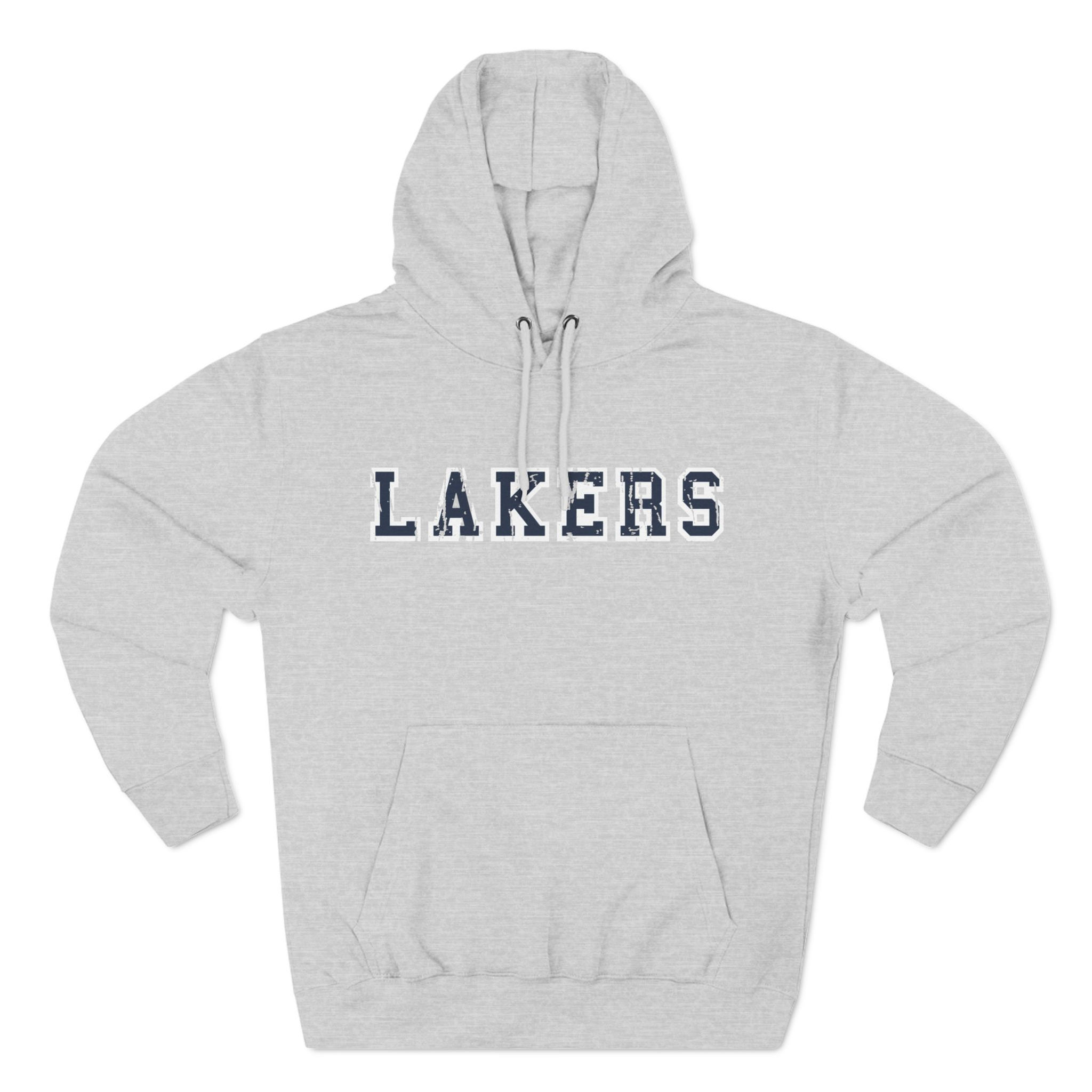 Adult - Distressed College Block - Unisex Premium Pullover Hoodie