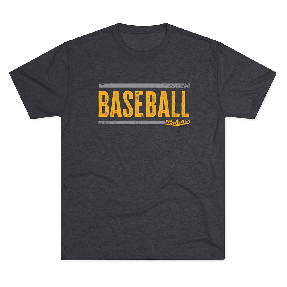 Thumbnail: Adult - Baseball - Sport Block - Unisex Tri-Blend Crew Tee