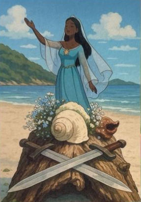 Imã Ilustrado Iemanjá