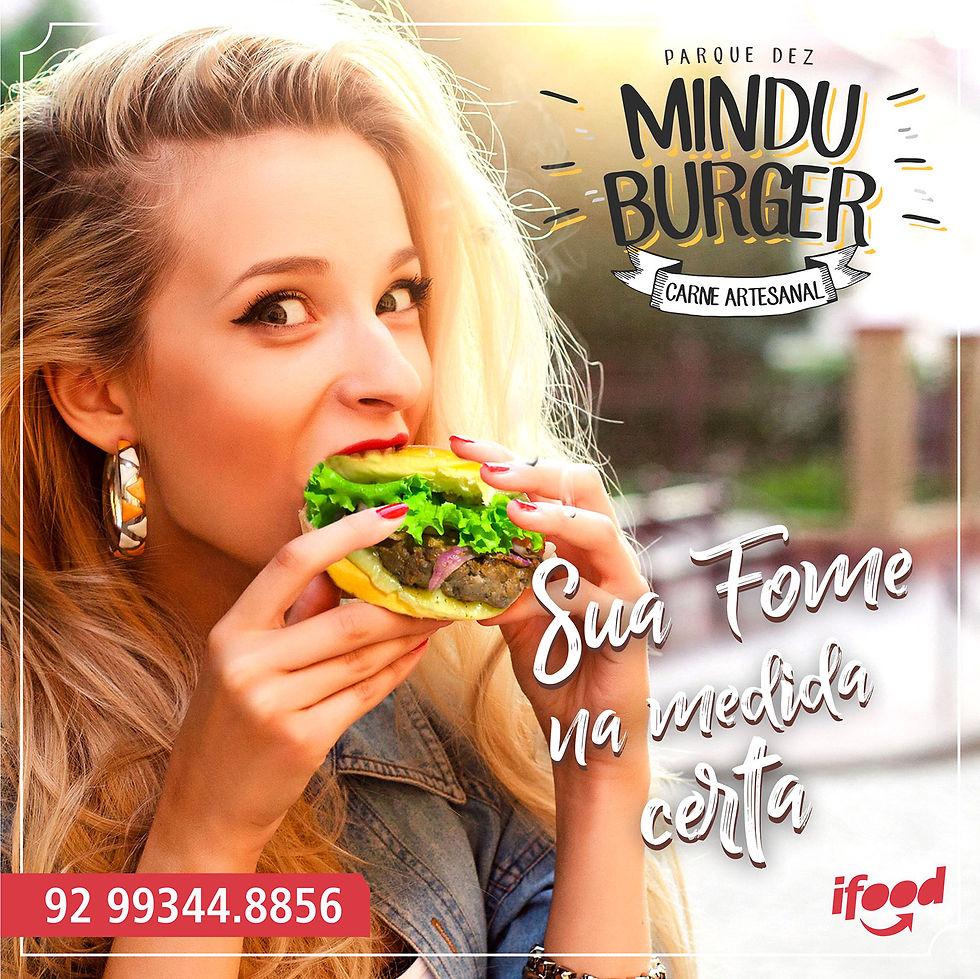 PUBLICIDADE MINDU BURGER - MOD 02