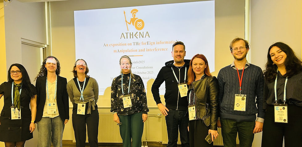ISSP, as the ATHENA partner, moderated FIMI cluster at EU DisinfoLab 2025 conference: Addressing AI-enabled information manipulation
