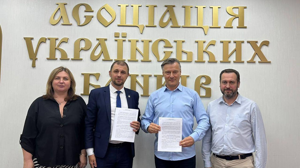 Signing of Memorandum between International Cyber Academy and Association of Ukrainian Banks – cooperation on financial sector cybersecurity.