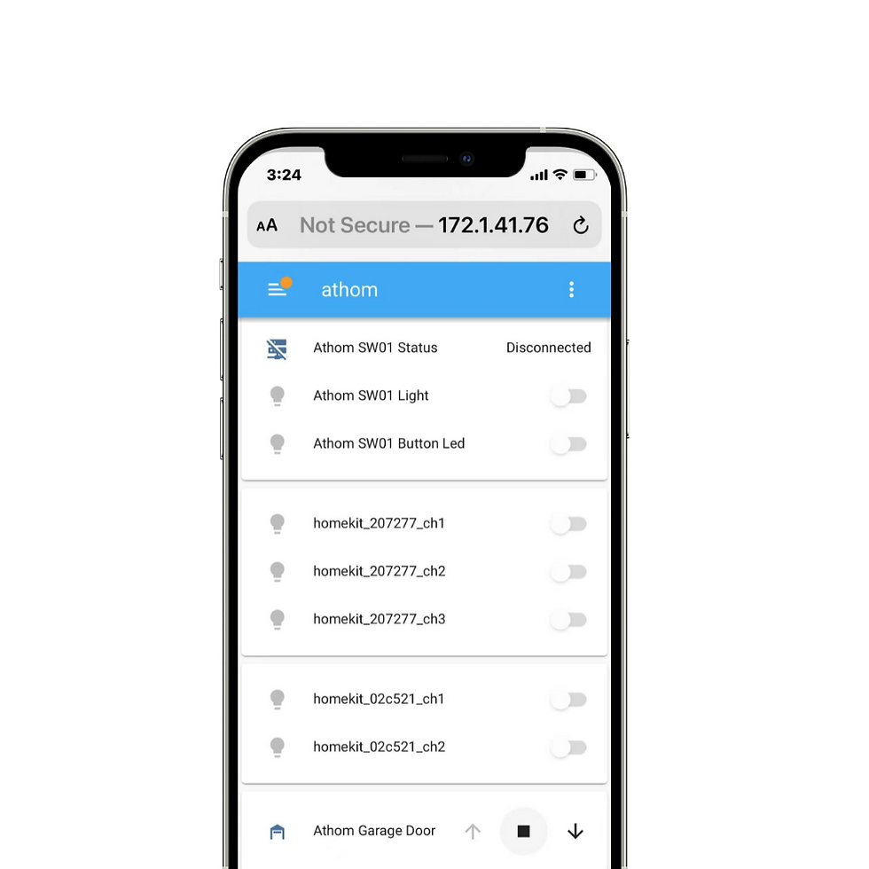 Miniaturbild: Athom Garage Door Openner ESPHome Works with Home Assistant