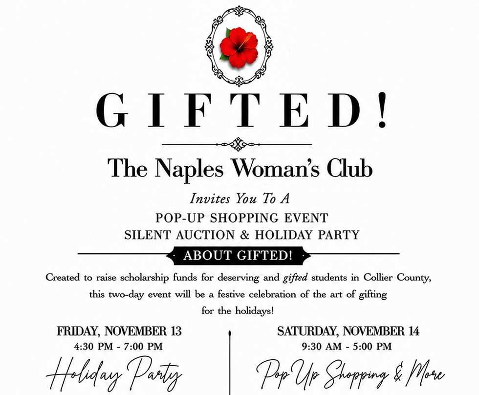 "Gifted" at the Naples Woman's Club