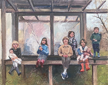 Children's portrait commissions and bespoke fine art commissions - portfolio london