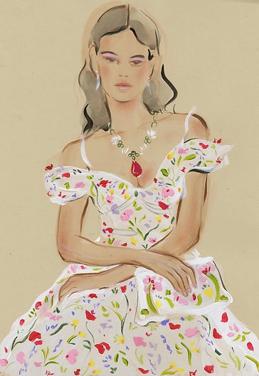fasion illustration commission - portfolio london