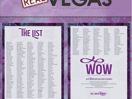Real Vegas Magazine - Women Who WOW List 2023