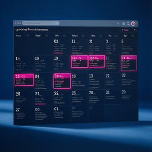 Wix Events Calendar Implementation