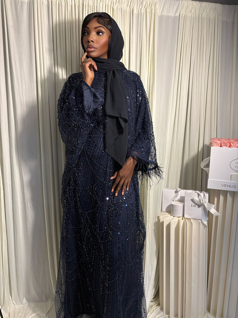 Thumbnail: The Midnight mirage abaya