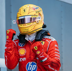 Vitória 106 de Hamilton, primeira com a Ferrari