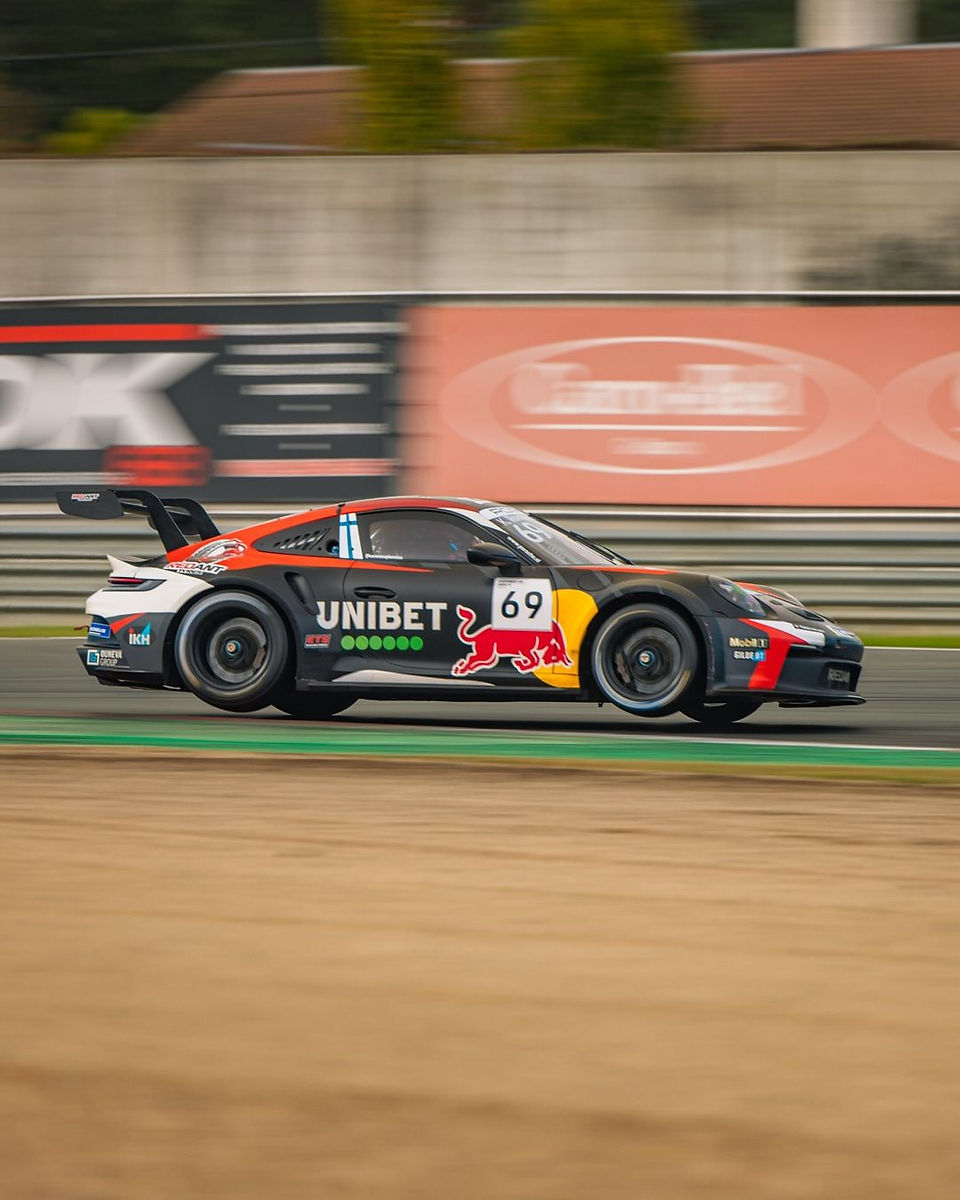 Kalle Rovanpera este ano, venceu três corridas na Porsche Carrera Cup Benelux