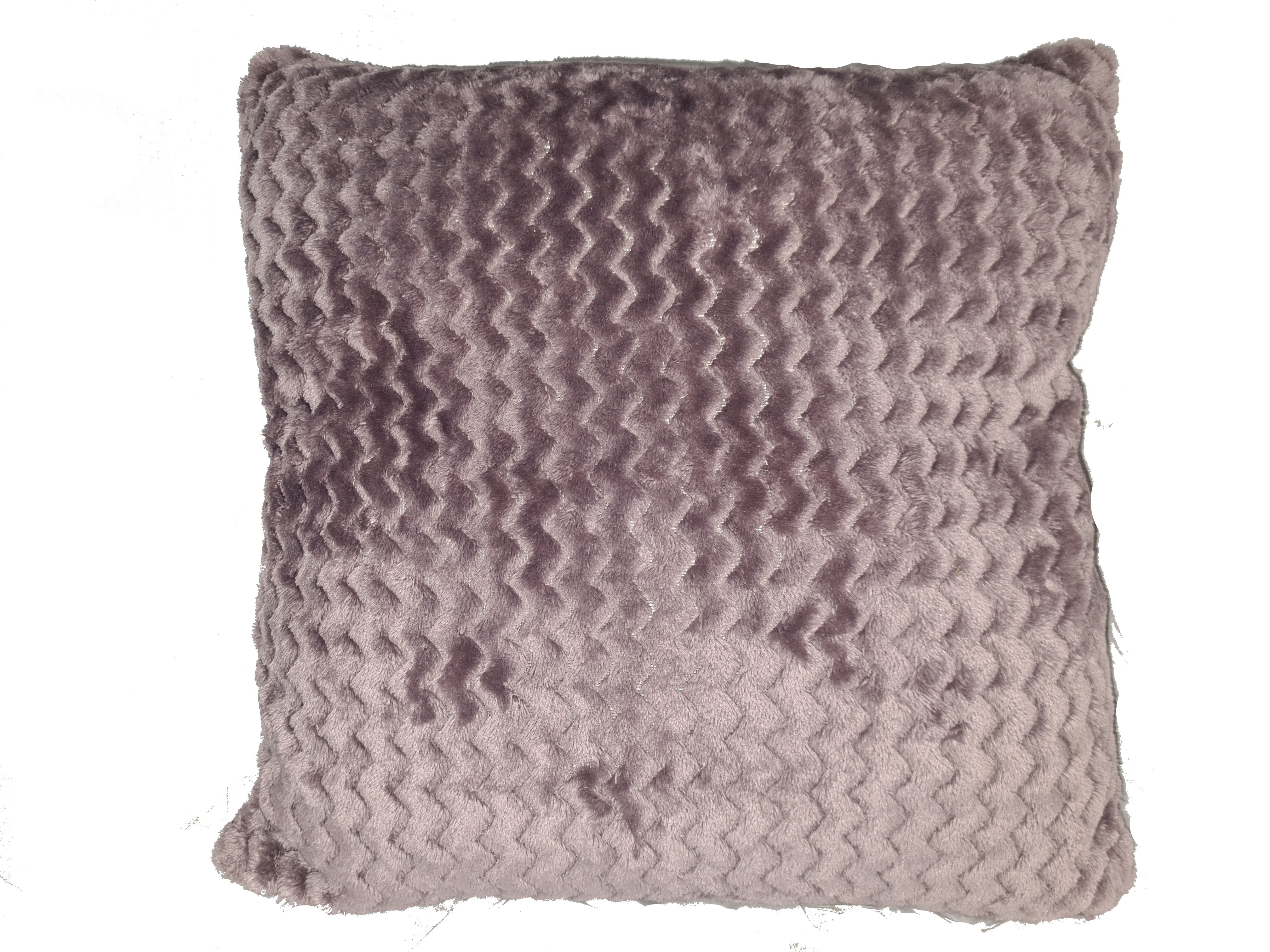 Chevron Design Microfibre Cushion