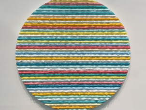 PICTURE OF THE WEEK: Daniel Klewer's Innovative Textural Paintings are Now Available at David Barnett Gallery in Milwaukee, WI