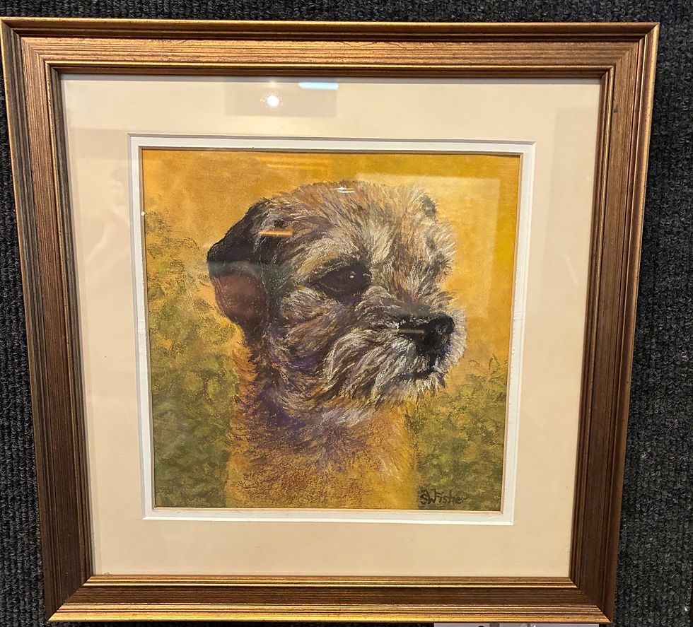 One of the award winner's, pastel, "Josie" by Susan Welbridge Fisher