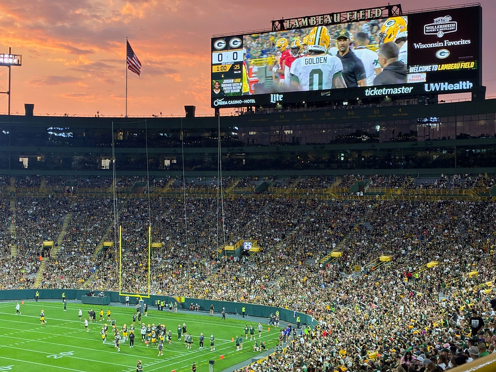 PICTURES OF THE WEEK: Sorry, BEARS Fans, When It Comes to Community Give-Back Nobody Beats the Packers!