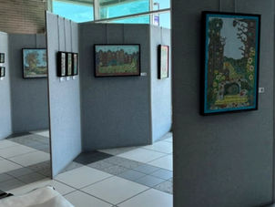 Congratulations to Artist, Jennifer Hauser, for her Exhibit at Woodridge Public Library for the Month of July 2026 -- 51 pieces!! Don't miss it
