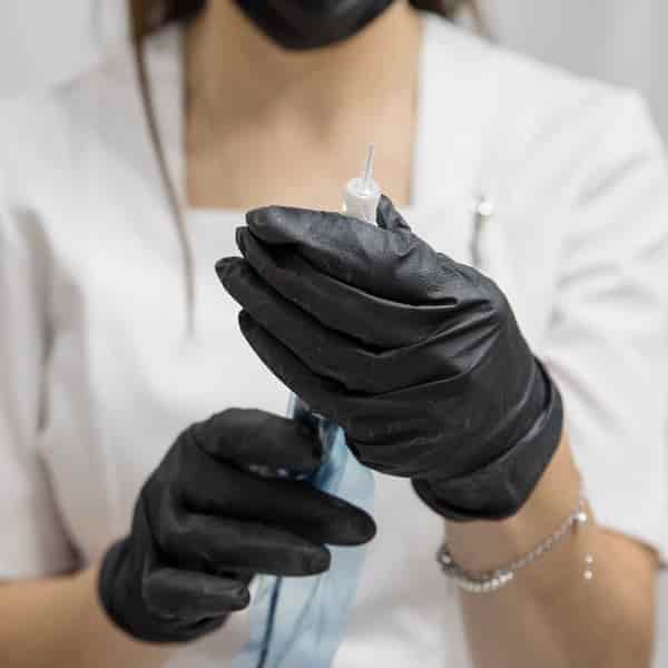 Preparation of PMU tattoo removal treatment using Xtract method