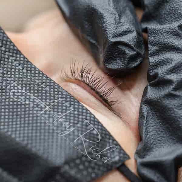 Natural intralash eye pigmentation permanent makeup result