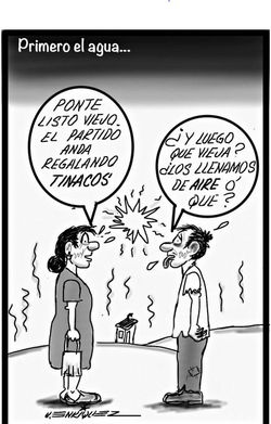 Caricatura de Enriquez s tinacos
