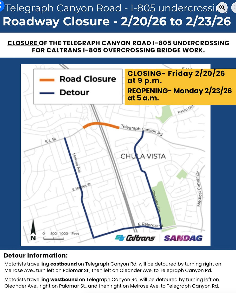 Caltrans, SANDAG, City of Chula Vista | Click on image to enlarge