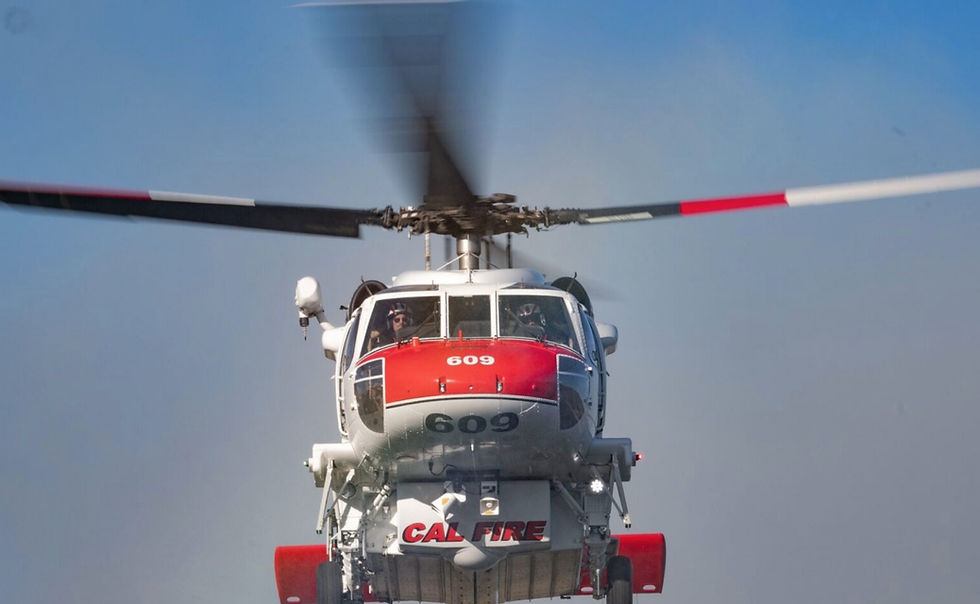 Quick Action by CAL FIRE Helicopter Crew Rescues Trapped Ramona Residents