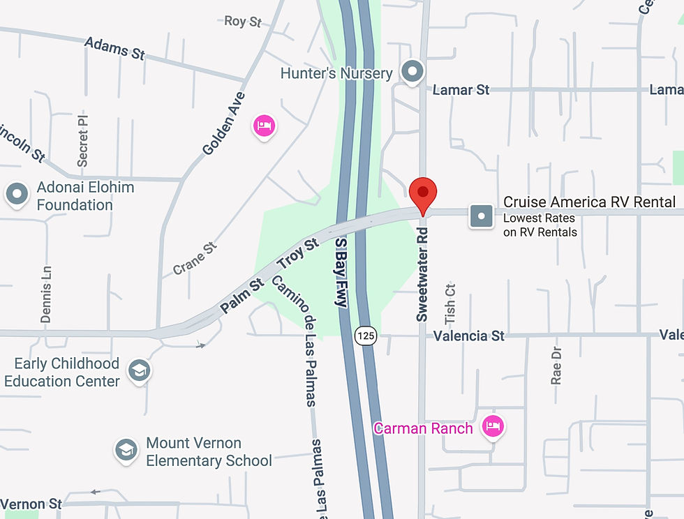 The homeless cabins are being built at Troy Street and Sweetwater Road in Lemon Grove, CA | Click on map to enlarge