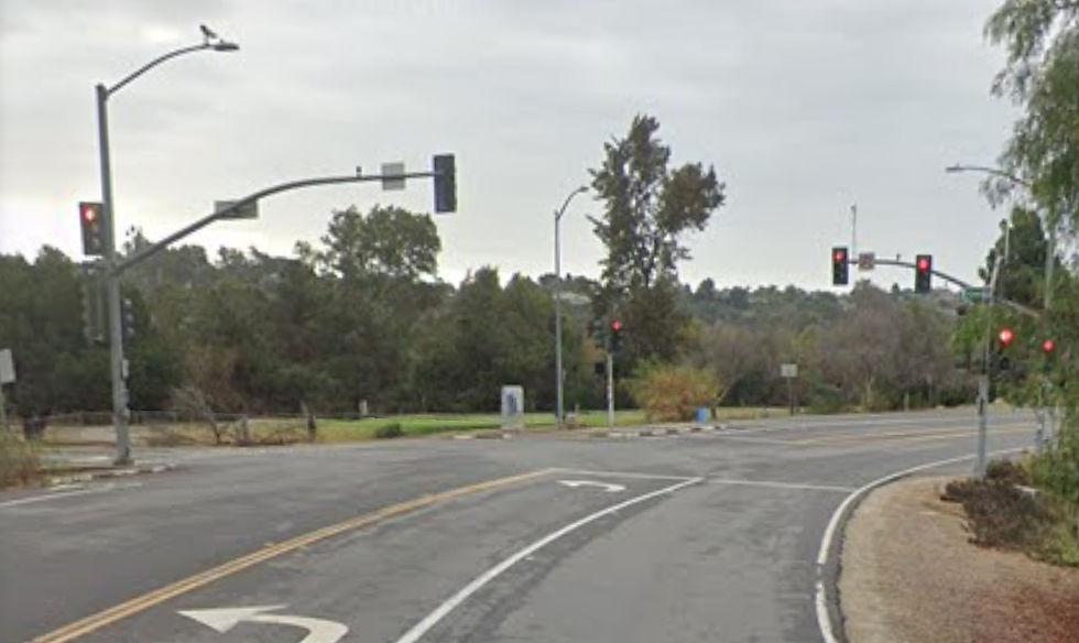 Heading west on Sweetwater Road approaching the intersection with Central Avenue | Google