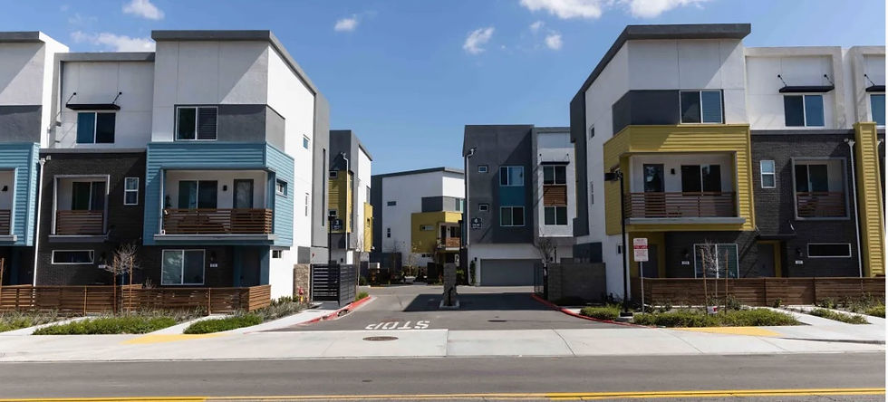 Gateway townhouses in El Cajon in early March | Zoë Meyers | The San Diego Union-Tribune | Click to enlarge