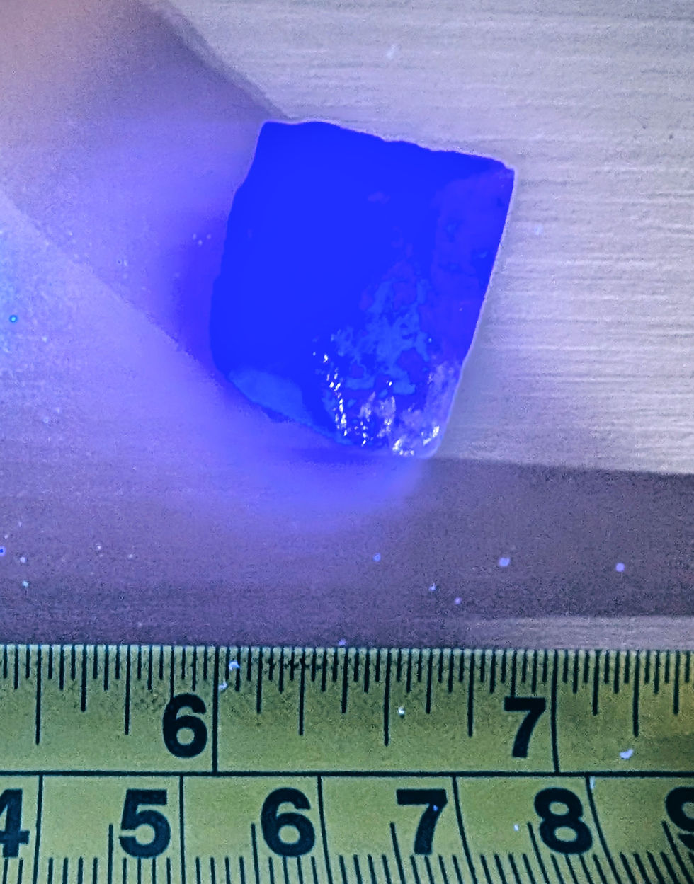 Miniature : Fluorite fluorescente