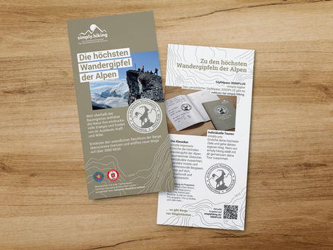 Flyer, Wallis, Wandern, Kommunikation, Werbung, Glarus, Glarnerland