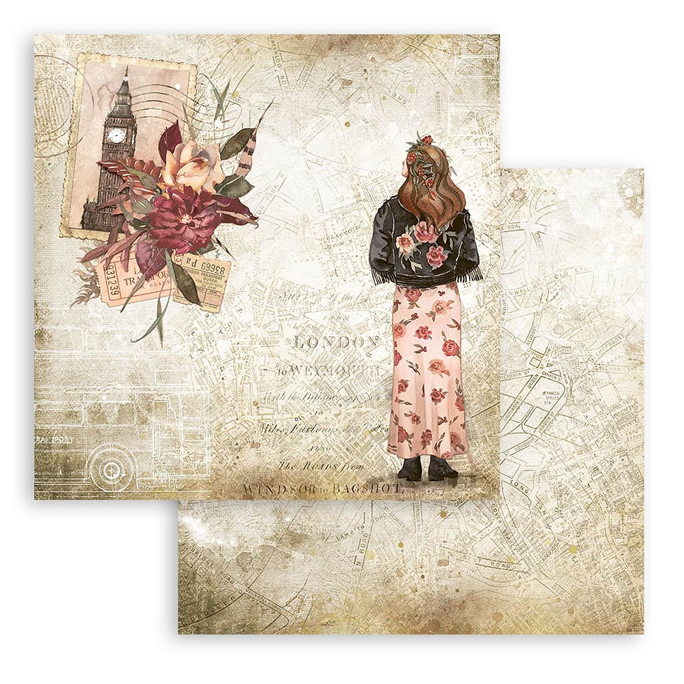 Miniatura: Scrapbooking Pad 10 sheets cm 30,5x30,5 (12"x12") - Our way