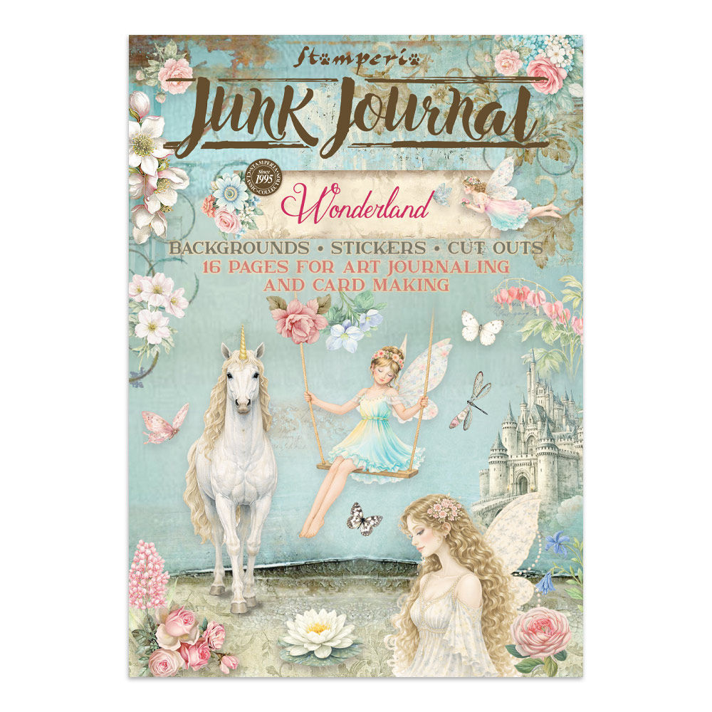Printed Art Junk journal - Wonderland