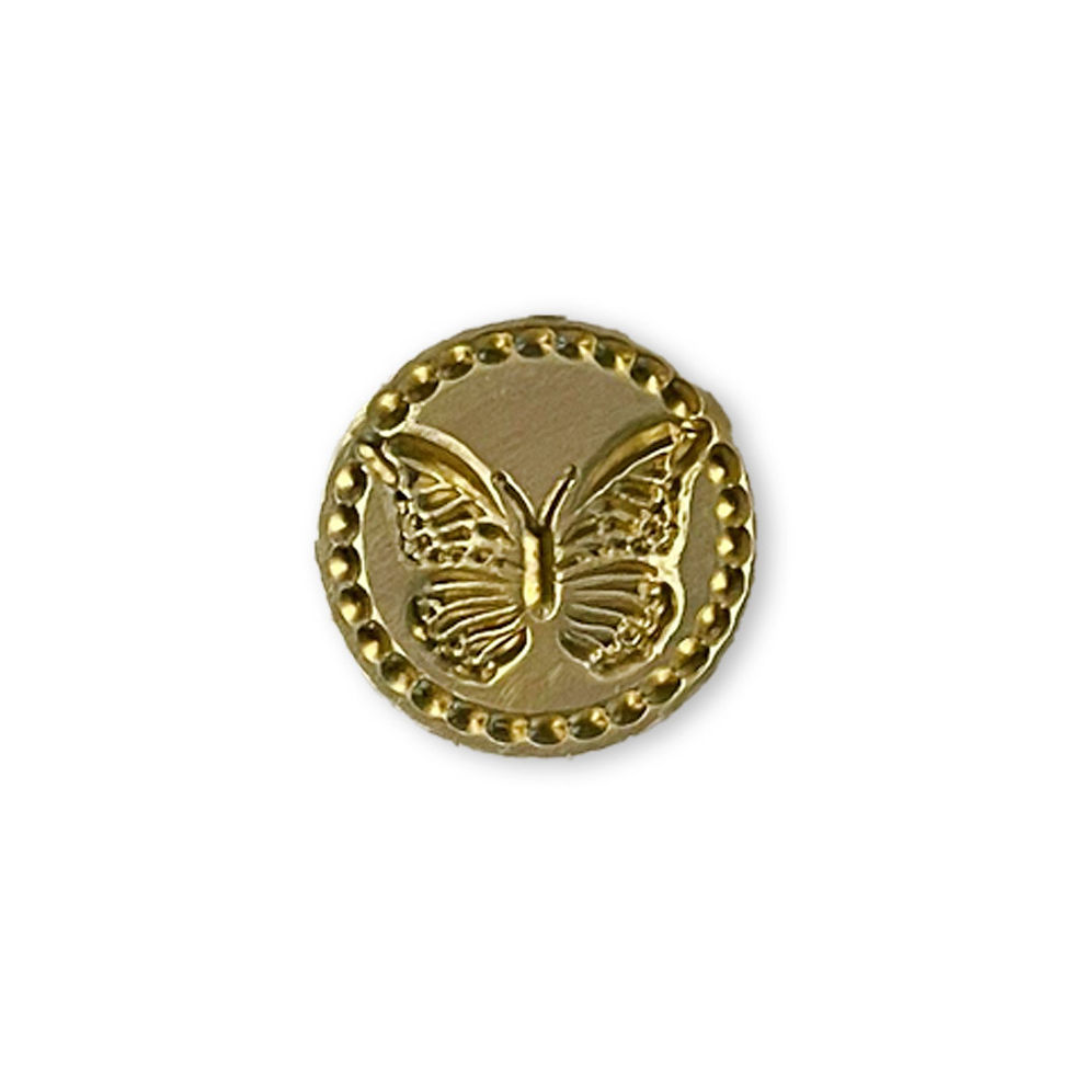 Miniatura: Set 6 Decorative seals design for Art and Craft diam cm2,5 Garden