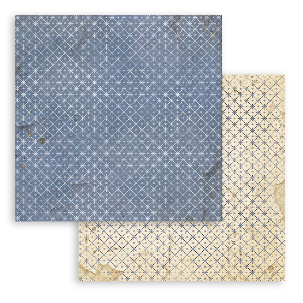 Thumbnail: Scrapbooking Printed Pad for Art and Craft (8"X8") Backgrounds - Silent Night