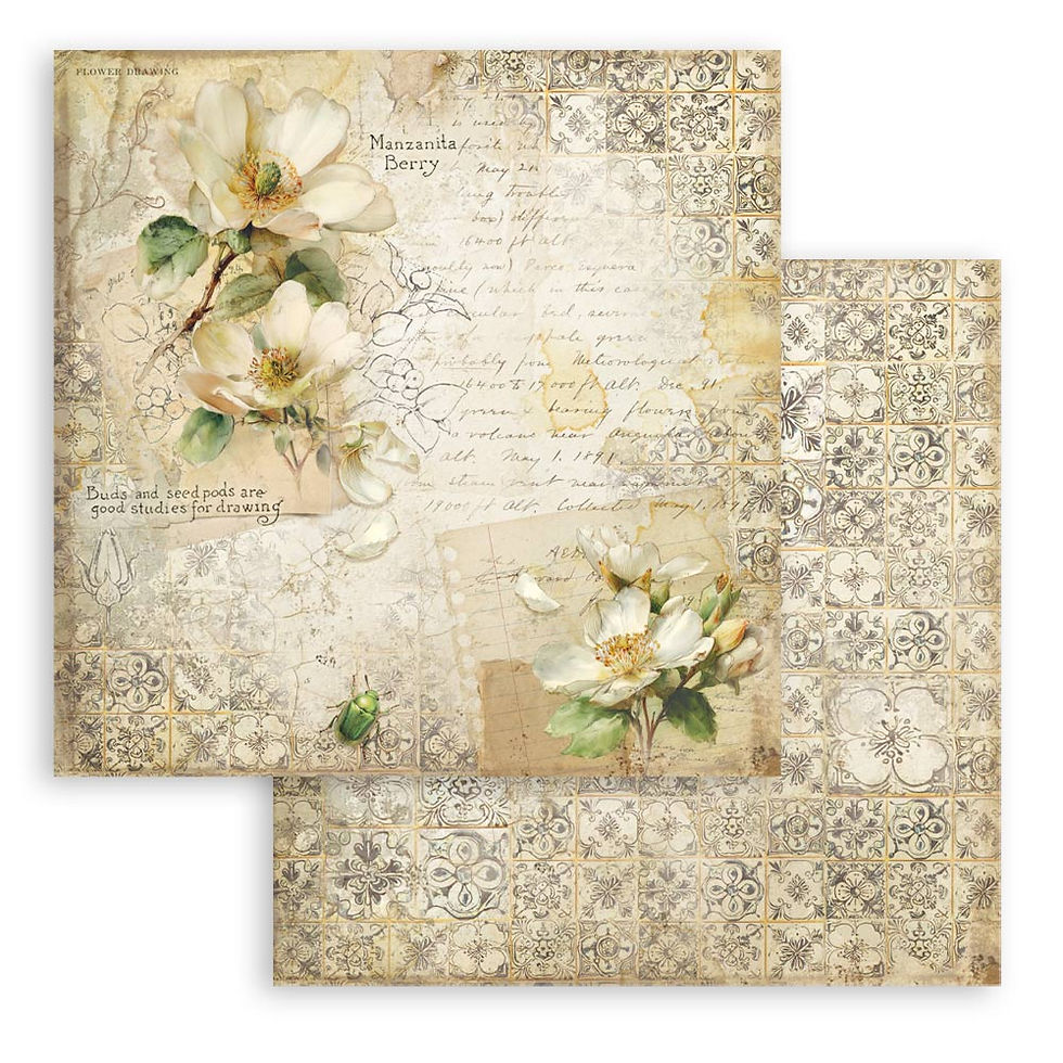 Thumbnail: Scrapbooking Printed Pad for Art and Craft 10 sheets 8"X8"- All Around