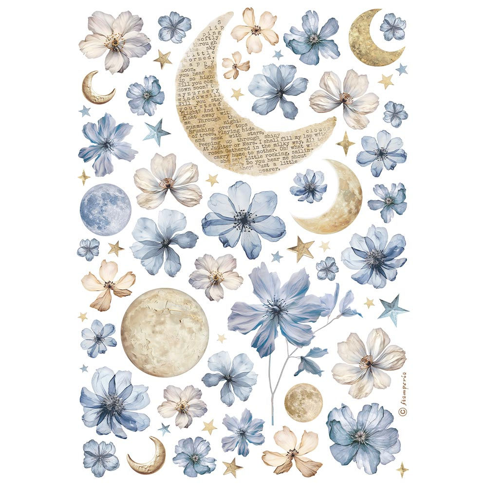 A4 Rice paper packed - Sun and moon