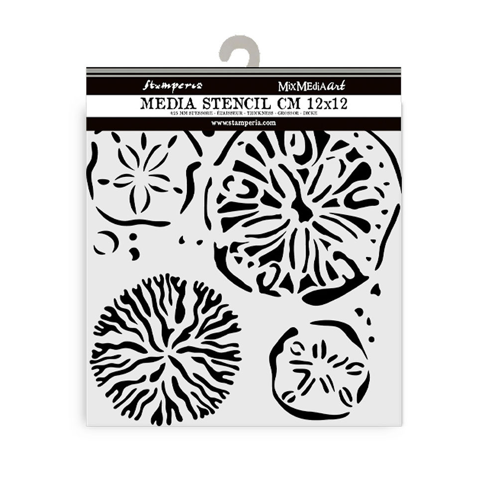 Miniatura: Thick stencil cm 12X12 - Silent Sea sponges