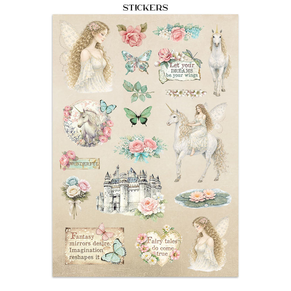 Miniatura: Printed Art Junk journal -  Wonderland