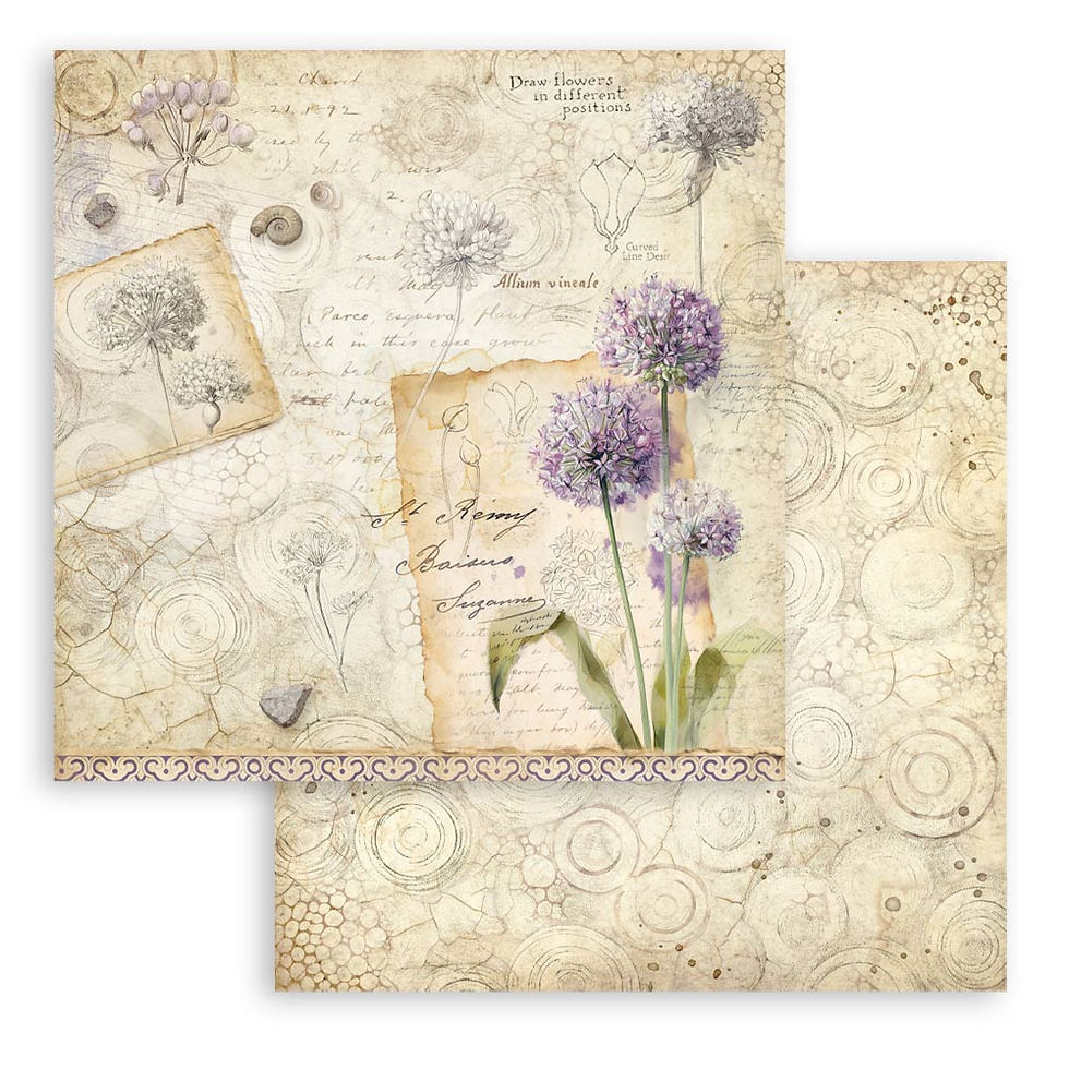 Thumbnail: Scrapbooking Printed Pad for Art and Craft 10 sheets 8"X8"- All Around