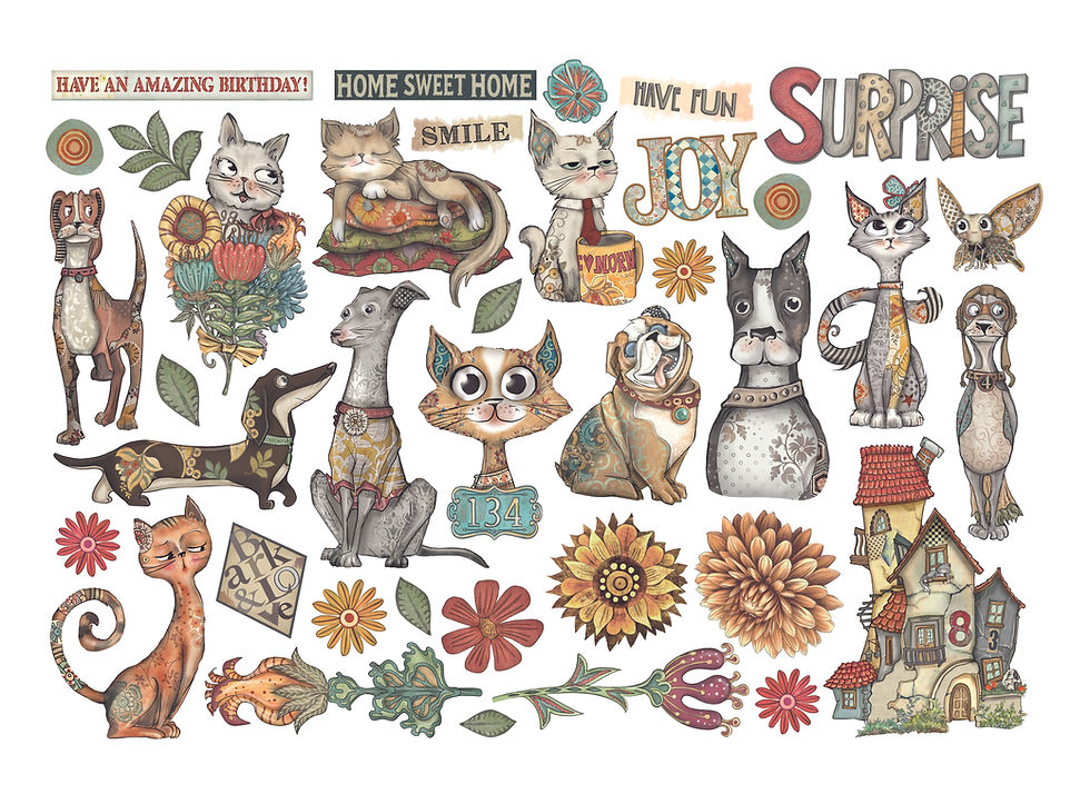 Miniatura: Ephemera - Furry Friends