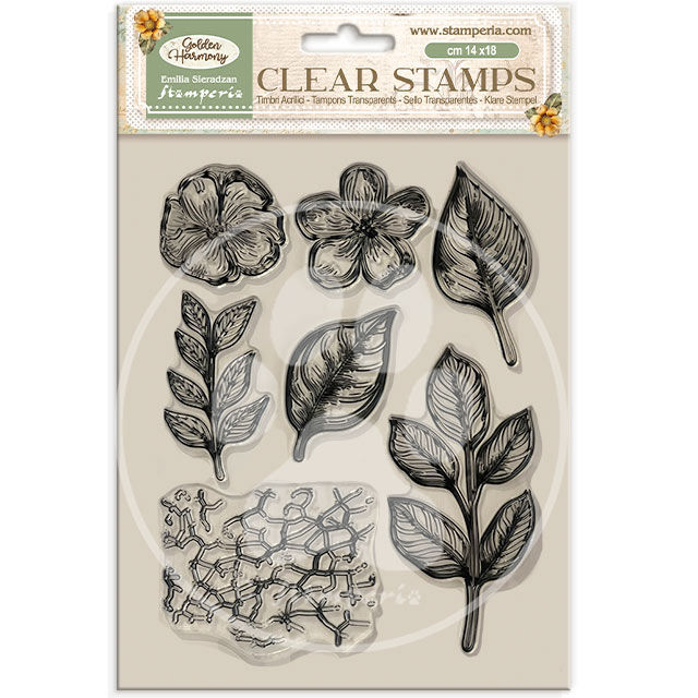 Acrylic stamp cm 14x18 - Golden Harmony