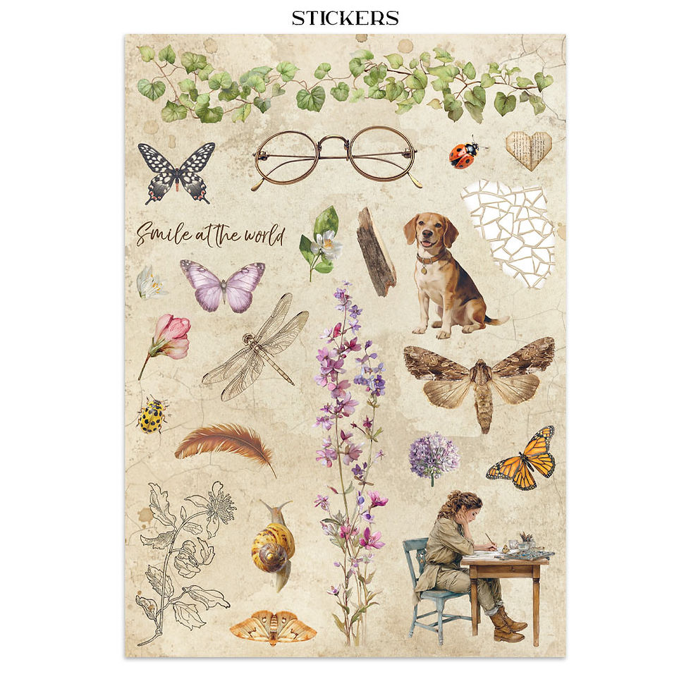 Miniatura: Printed Art Junk journal - All Around