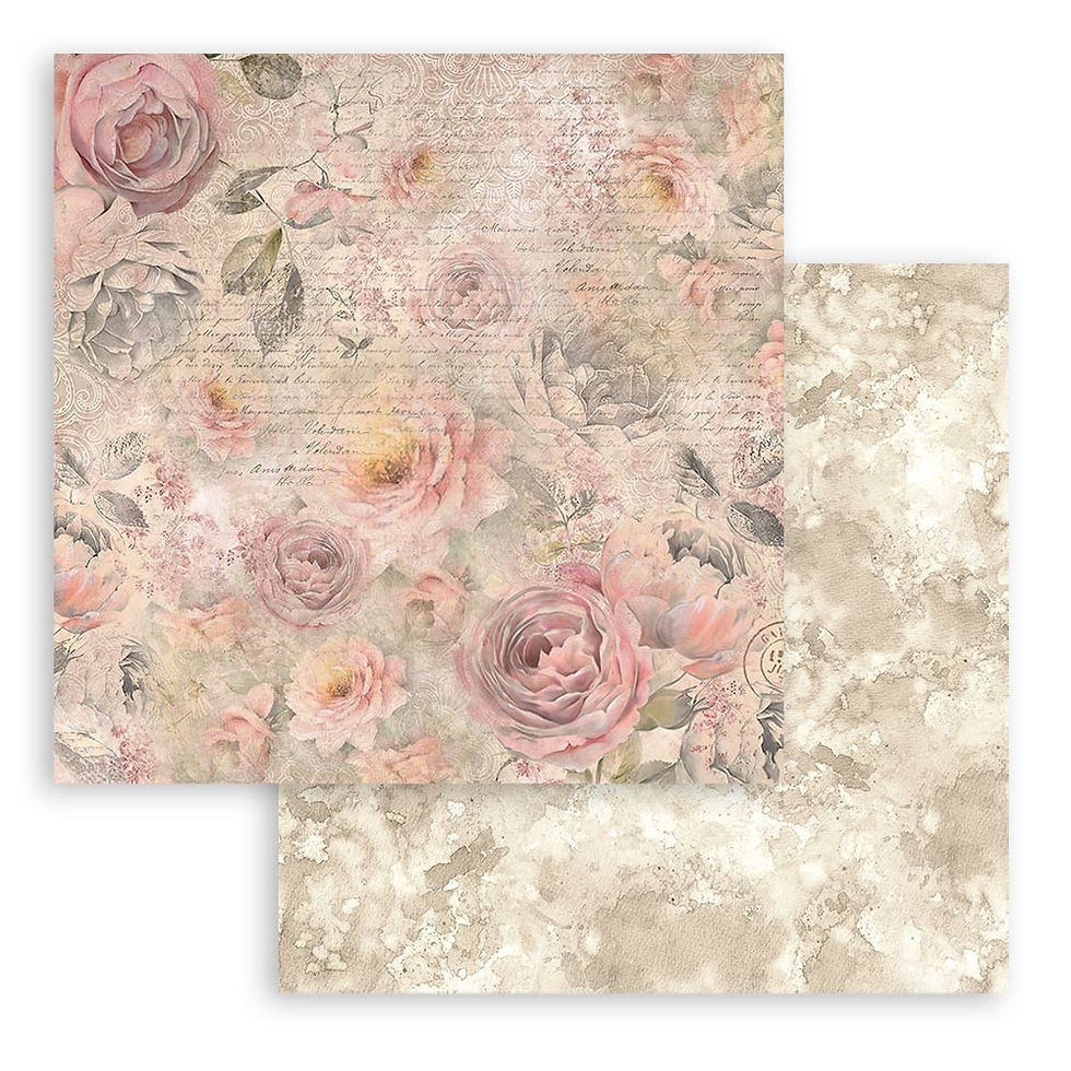 Thumbnail: Scrapbooking Pad 10 sheets cm 30,5x30,5 (12"x12") - Shabby Rose