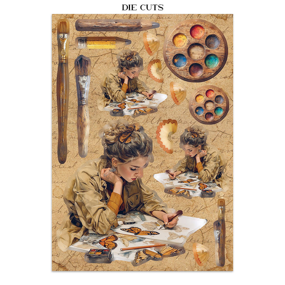 Thumbnail: Printed Art Junk Journal A5 - All Around