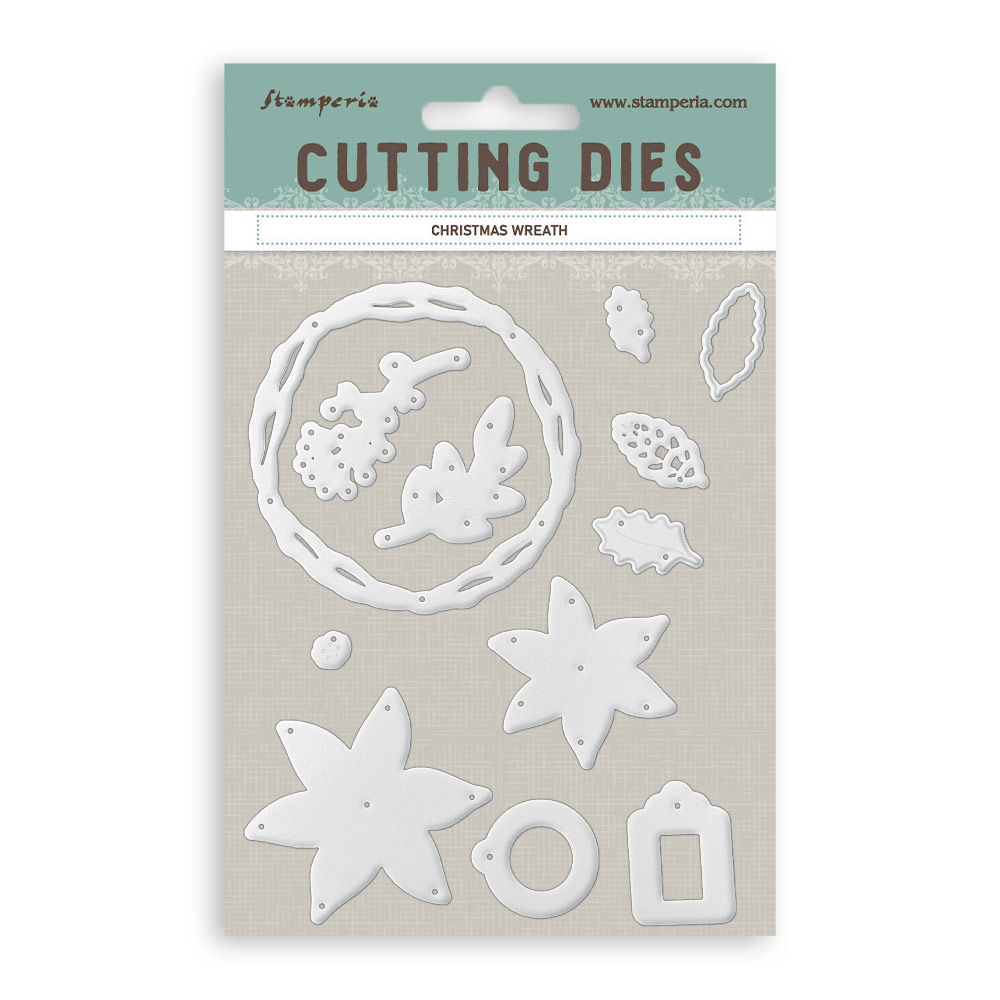 Cutting Dies for paper crafting A6 - Christmas wreath