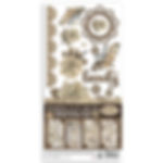 Paper cut-outs 2 Double Face - 4 sheets cm. 15x30,5 - Old Lace