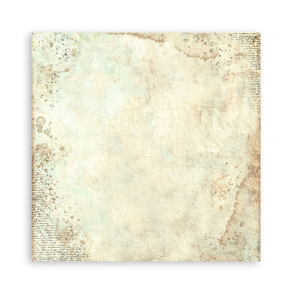 Thumbnail: Scrapbooking Small Pad 10 sheets (8"X8") Backgrounds Sel. - Brocante Antiques