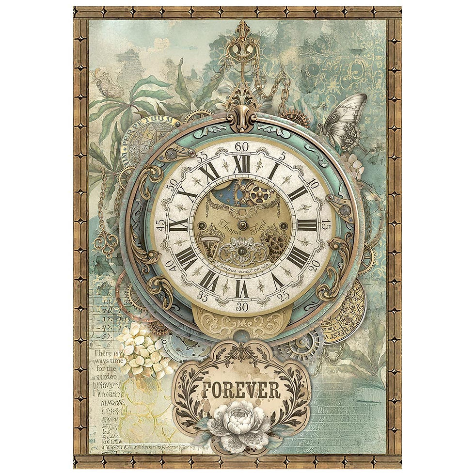 Thumbnail: Mini Rice paper A6 8 sheets Gardens of Time